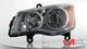 D-Motoring - Headlights - Chrome Housing - Amber Corner - Plug-n-Play - Pair - Chrysler Town & Country / Dodge Grand Caravan - 2