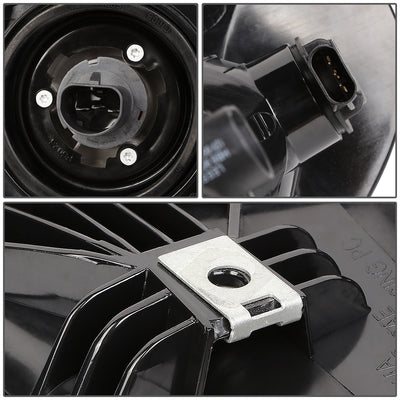 D-Motoring - Headlights - Smoked Lens - Clear Corner - Plug-n-Play - Pair - Chrysler Town & Country / Dodge Caravan / Grand Caravan - 3