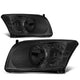 D-Motoring - Headlights - Smoked Lens - Clear Corner - Plug-n-Play - Pair - 07-12 Dodge Caliber - 1