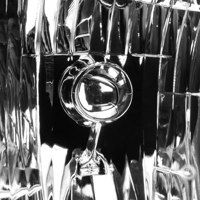 D-Motoring - Headlights - Chrome Housing - Clear Lens - Amber Corner - Plug-n-Play - Pair - 08-10 Dodge Grand Caravan - 2