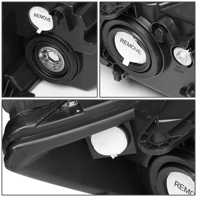 D-Motoring - 09-17 Dodge Journey Headlights - Chrome Housing - Smoked Lens - Amber Corner - Plug-n-Play - Pair - 5