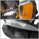 D-Motoring - Headlights - Black Housing - Amber Corner - Plug-n-Play - Pair - 01-04 Ford Escape - 3