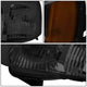 D-Motoring - Headlights - Smoked Lens - Amber Corner - Plug-n-Play - Pair - 01-04 Ford Escape - 2