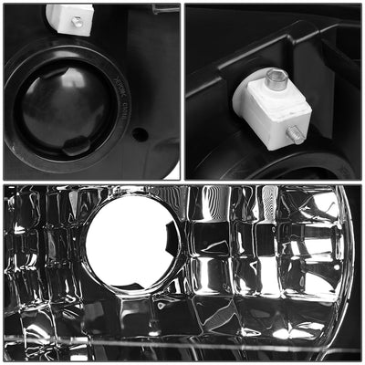 D-Motoring - 05-07 Ford Focus  Headlights - Black Housing - Plug-n-Play - Pair - 3