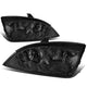 D-Motoring - Headlights - Smoked Lens - Clear Corner - Plug-n-Play - Pair - 05-07 Ford Focus - 1