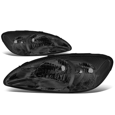D-Motoring - Headlights - Smoked Lens - Clear Corner - Plug-n-Play - Pair - 00-07 Ford Taurus - 1