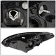 D-Motoring - Headlights - Smoked Lens - Clear Corner - Plug-n-Play - Pair - 00-07 Ford Taurus - 5