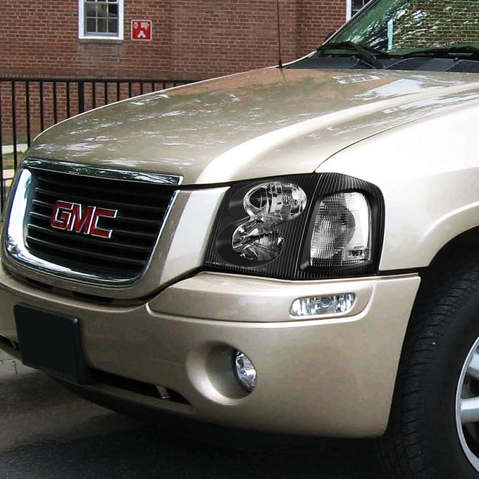 Envoy Reverse Led 02-09 GMC Envoy Factory Style Headlights – CA Auto Parts