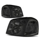 D-Motoring - Headlights - Smoked Lens - Clear Corner - Plug-n-Play - Pair - 02-09 GMC Envoy - 1