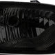 D-Motoring - Headlights - Smoked Lens - Clear Corner - Plug-n-Play - Pair - 03-05 Chevrolet Cavalier - 2