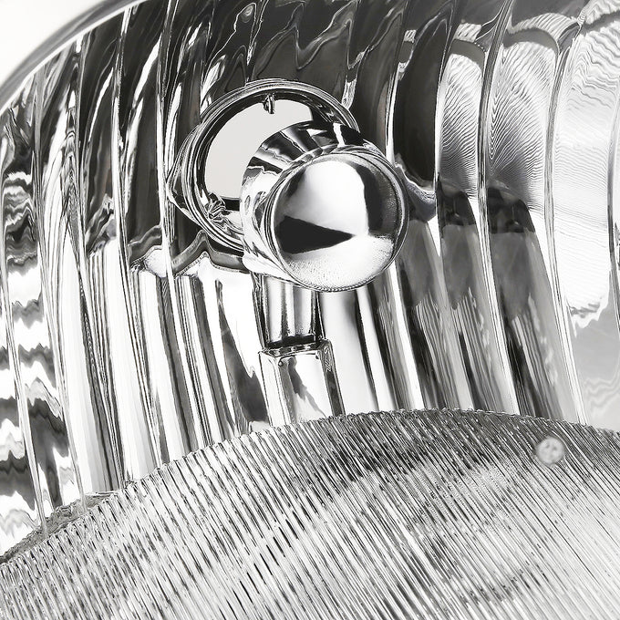 D-Motoring - Headlights - Chrome Housing - Amber Corner - Plug-n-Play - Pair - Chevrolet Cobalt / Pontiac G5 / Pontiac Pursuit - 2