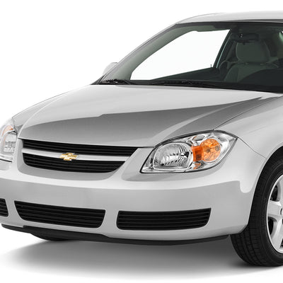 D-Motoring - Headlights - Chrome Housing - Amber Corner - Plug-n-Play - Pair - Chevrolet Cobalt / Pontiac G5 / Pontiac Pursuit - 5