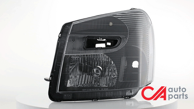 D-Motoring - Headlights - Black Housing - Clear Corner - Plug-n-Play - Pair - 05-09 Chevrolet Equinox - 2