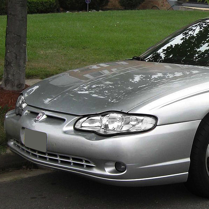 D-Motoring - Headlights - Chrome Housing - Clear Corner - Plug-n-Play - Pair - 00-05 Chevy Monte Carlo - 7