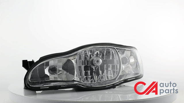D-Motoring - Headlights - Chrome Housing - Clear Corner - Plug-n-Play - Pair - 00-05 Chevy Monte Carlo - 2