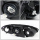 D-Motoring - Headlights - Black Housing - Amber Corner - Plug-n-Play - Pair - Chrysler PT Cruiser - 4