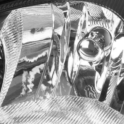 D-Motoring - Headlights - Black Housing - Clear Corner - Plug-n-Play - Pair - Chrysler PT Cruiser - 2