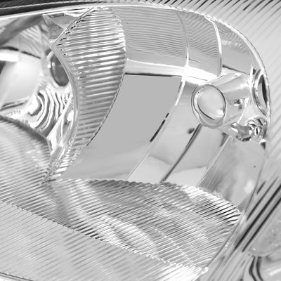 D-Motoring - Headlights - Chrome Housing - Amber Corner - Plug-n-Play - Pair - Chrysler PT Cruiser - 2