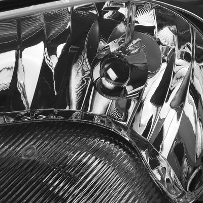D-Motoring - Headlights - Smoked Lens - Amber Corner - Plug-n-Play - Pair - Chrysler Sebring Convertible , Sedan / Dodge Stratus Sedan - 2
