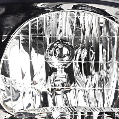 D-Motoring - Headlights - Chrome Housing - Amber Corner - Plug-n-Play - Pair - 99-03 Ford Windstar - 3
