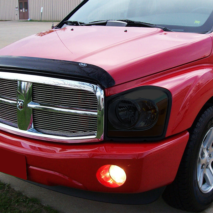D-Motoring - Headlights - Smoked Lens - Amber Corner - Plug-n-Play - Pair - 04-06 Dodge Durango - 6