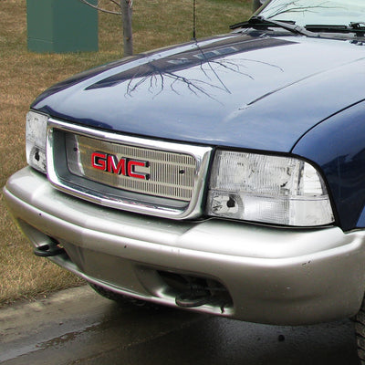 D-Motoring - Headlights - Chrome Housing - Clear Corner - Plug-n-Play - Pair - GMC Sonoma / Jimmy / Oldsmobile Bravada - 5