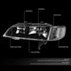 D-Motoring - 94-97 Honda Accord Headlights - Clear Lens - Clear Corner - Plug-n-Play - Pair - 2