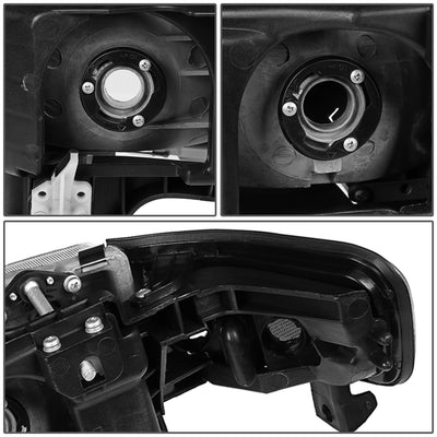 D-Motoring - 94-97 Honda Accord Headlights - Clear Lens - Clear Corner - Plug-n-Play - Pair - 5
