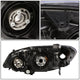 D-Motoring - Headlights - Black Housing - Amber Corner - Plug-n-Play - Pair - 04-05 Honda Civic 2/4 Door Models - 4