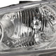 D-Motoring - Headlights - Chrome Housing - Amber Corner - Plug-n-Play - Pair - 04-05 Honda Civic 2/4 Door Models - 3