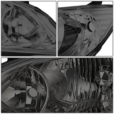 D-Motoring - 04-05 Honda Civic 2/4 Door Models  Headlights - Smoked Housing - Plug-n-Play - Pair - 3