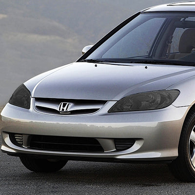 D-Motoring - 04-05 Honda Civic 2/4 Door Models  Headlights - Smoked Housing - Plug-n-Play - Pair - 5