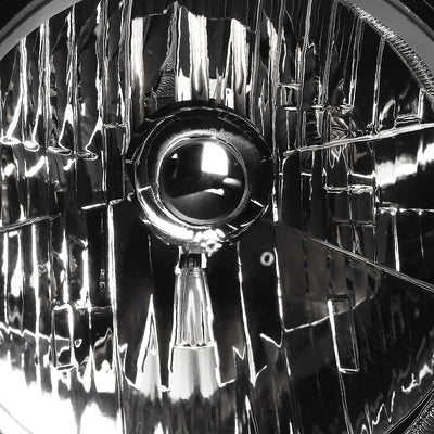 D-Motoring - Headlights - Black Housing - Clear Lens - Clear Corner - Plug-n-Play - Pair - 07-11 Honda CRV - 3