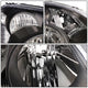 D-Motoring - Headlights - Black Housing - Smoked Lens - Clear Corner - Plug-n-Play - Pair - 05-06 Honda CRV - 4