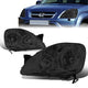 05-06 Honda CRV Headlights - Smoked Housing - Smoked Lens - Clear Corner - Plug-n-Play - Pair