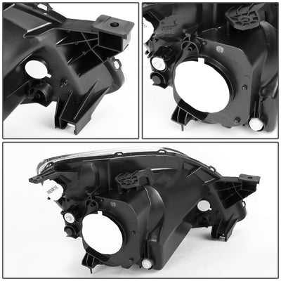 D-Motoring - Headlights - Black Housing - Amber Corner - Plug-n-Play - Pair - 02-04 Honda CR-V - 5