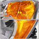 D-Motoring - Headlights - Chrome Housing - Amber Corner - Plug-n-Play - Pair - 02-04 Honda CR-V - 4