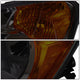 D-Motoring - Headlights - Smoked Lens - Amber Corner - Plug-n-Play - Pair - 02-04 Honda CR-V - 5