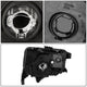 D-Motoring - Headlights - Black Housing - Clear Corner - Plug-n-Play - Pair - 03-08 Honda Element - 5