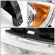 D-Motoring - Headlights - Chrome Housing - Amber Corner - Plug-n-Play - Pair - 03-08 Honda Element - 4