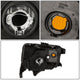 D-Motoring - Headlights - Smoked Lens - Amber Corner - Plug-n-Play - Pair - 03-08 Honda Element - 5