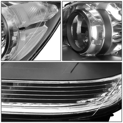 D-Motoring - 08-10 Honda Odyssey Headlights - Clear Lens - Clear Corner - Plug-n-Play - Pair - 3