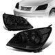 08-10 Honda Odyssey Headlights - Smoked Lens - Clear Corner - Plug-n-Play - Pair