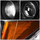 D-Motoring - Headlights - Black Housing - Amber Corner - Projector - Plug-n-Play - Pair - 06-08 Honda Pilot - 4
