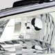 D-Motoring - Headlights - Chrome Housing - Clear Corner - Projector - Plug-n-Play - Pair - 06-08 Honda Pilot - 2