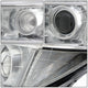 D-Motoring - Headlights - Chrome Housing - Clear Corner - Projector - Plug-n-Play - Pair - 06-08 Honda Pilot - 3