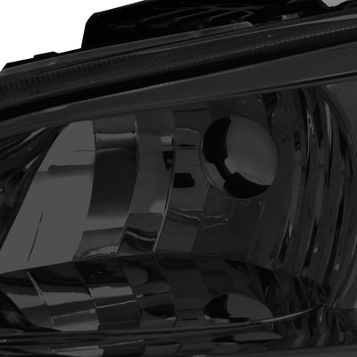 D-Motoring - Headlights - Smoked Lens - Amber Corner - Projector - Plug-n-Play - Pair - 06-08 Honda Pilot - 2