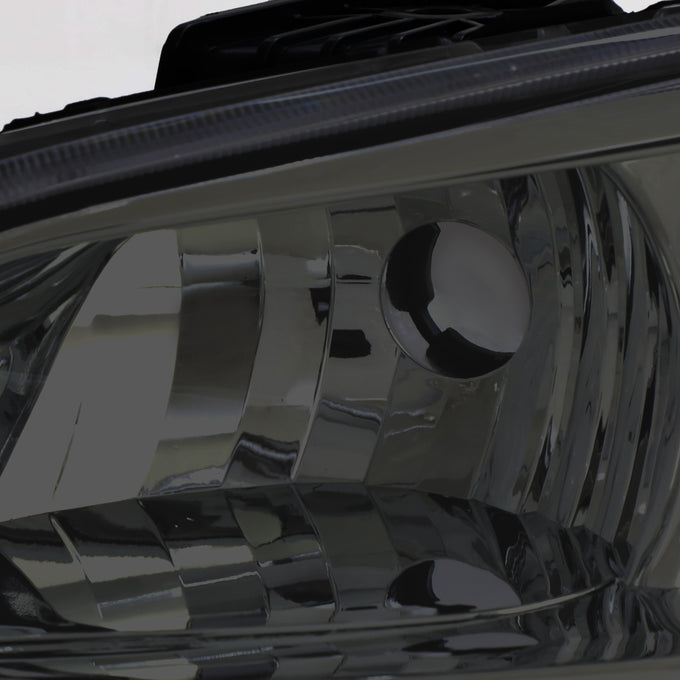 D-Motoring - Headlights - Smoked Lens - Clear Corner - Plug-n-Play - Pair - 06-08 Honda Pilot - 2