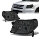 06-08 Honda Pilot Headlights - Smoked Housing - Smoked Lens - Clear Corner - Plug-n-Play - Pair