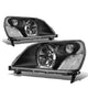 D-Motoring - Headlights - Black Housing - Clear Corner - Plug-n-Play - Pair - 03-05 Honda Pilot - 1